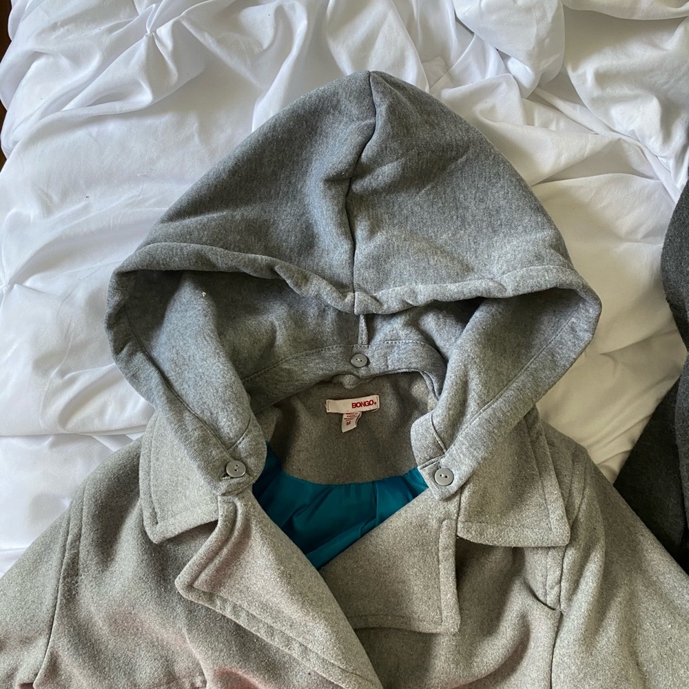 Gray pea coat - Picture 8 of 8
